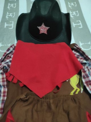 Disfraz Vaquero Completo Niño muy completo 4/6años