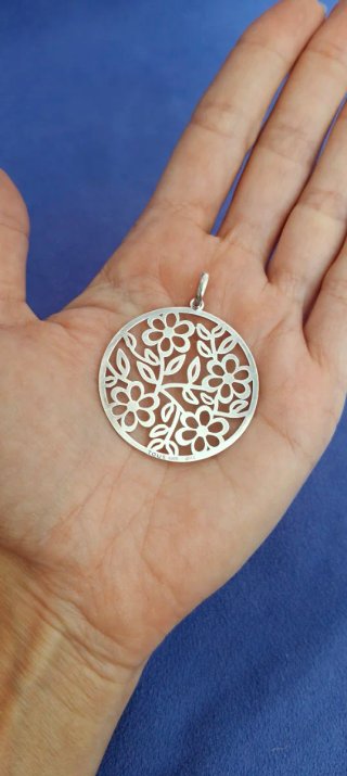 Colgante Flores Tous Plata