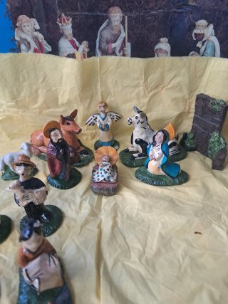 18 Figuras Belén Cerámica 7cm