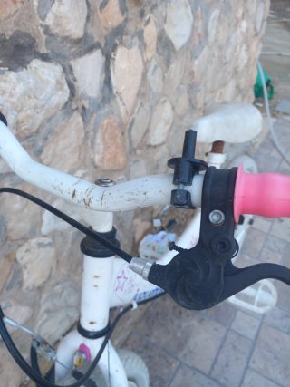 Bicicleta infantil Juguettos blanca