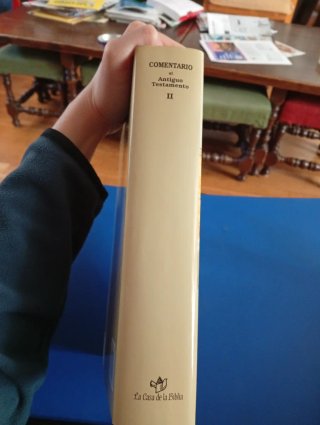 Lote 2 libros comentarios biblia
