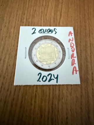 Moneda 2 Euros Andorra 2024