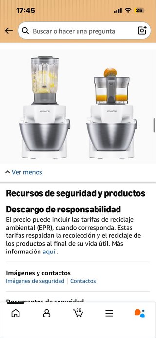 Robot de cocina Kenwood Multi One