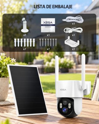 NUEVO! Cámara Vigilancia Exterior Solar 4G