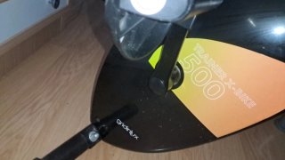 Bicicleta Estática Plegable Naranja
