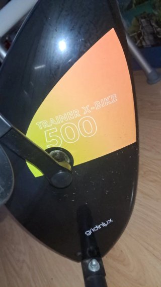 Bicicleta Estática Plegable Naranja
