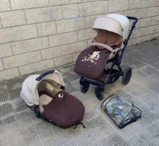 Carrito mas Sillas de Coche y Saco Bebé jane muum