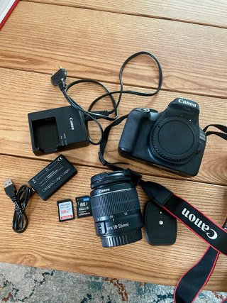 Canon EOS 4000d + Objetivo 18-55mm + Accesorios