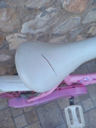 Bicicleta infantil niña Juguettos rosa