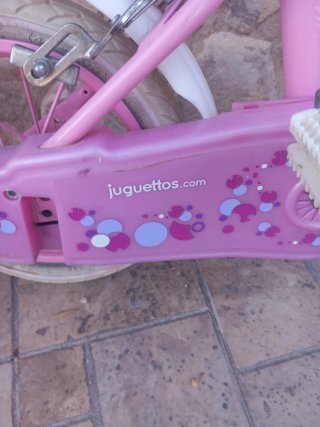 Bicicleta infantil niña Juguettos rosa