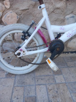 Bicicleta infantil niña Juguettos rosa