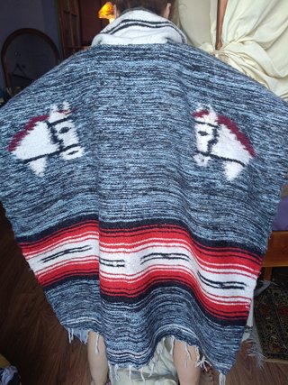 Poncho Mexicano Yucatán Caballos Talla Única