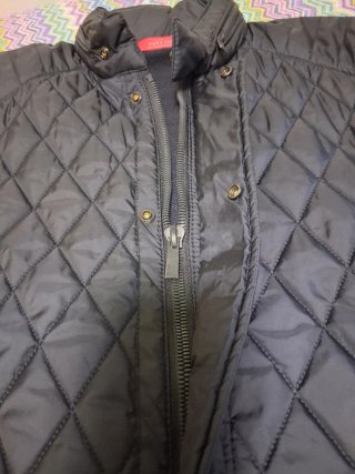 Chaqueta Zara Hombre Azul. Acolchada.
