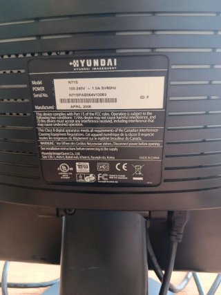Pantalla de ordenador Hyundai