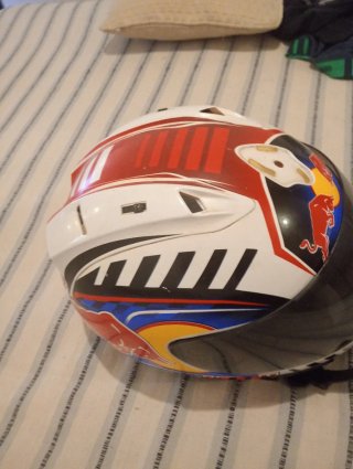 Casco Moto Red Bull