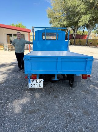 Motocarro azul