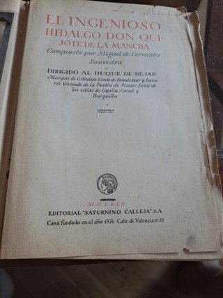 Don quijote de la Mancha. Edición clásica 1910