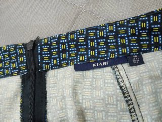 Falda tubo estampada mujer