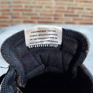 Zapatillas Nike Waffle One Negro Blanco Talla 40.5