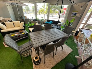 Conjunto Mesa y 6 sillas de Jardin