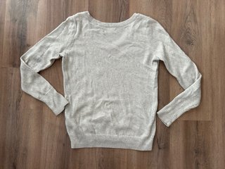 Jersey Hollister beige-gris talla M