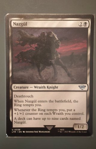 Nazgûl LTR EN U 0338 Carta Magic The Gathering