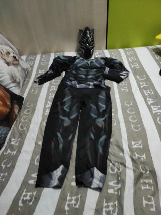 Disfraz Black Panther niño talla 7/8 años