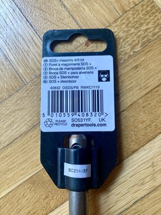 Broca Hormigón Draper Expert SDS+ 6x210mm