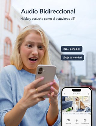 Cámara Vigilancia GNCC Wifi Interior 2K 3MP 2 Pack