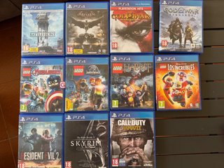 Lote 10 Juegos PS4.