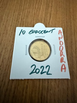 Moneda 10 céntimos Andorra 2022