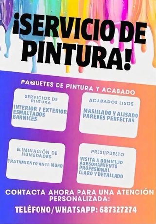 Servicios de Pintura y Acabado Profesional