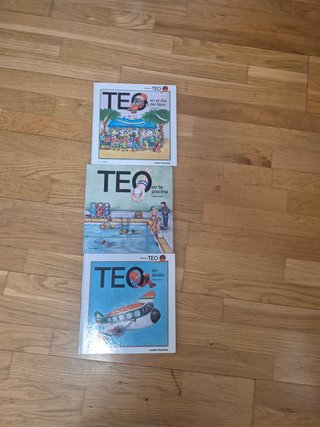 lote 3 libros infantiles  coleccion TEO