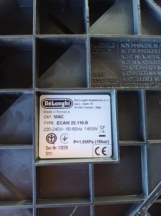 Cafetera DeLonghi Magnifica S Automática