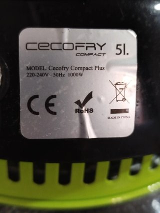 Cecofry Compact Plus 5L 1000W Freidora