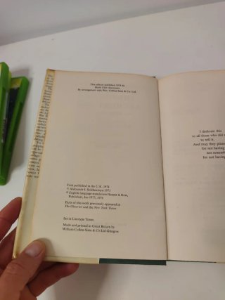 Libro SOLZHENITSYN The Gulag archipielago