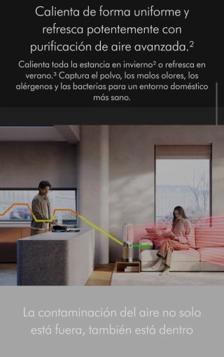 Purificador Dyson Humidify+Cool PH2 De-NOx