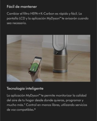 Purificador Dyson Humidify+Cool PH2 De-NOx