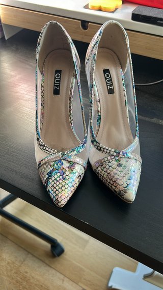 Zapatos y bolso fiesta Quiz multicolor