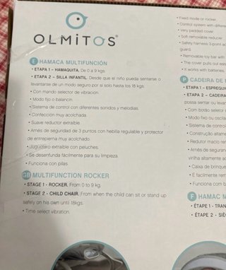 Hamaca Olmido para bebé