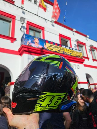 Visera AGV K1 Jorge Martín Firmada