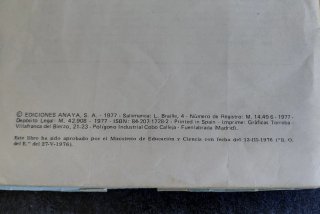 Libro Infantil Mundo Nuevo 1977