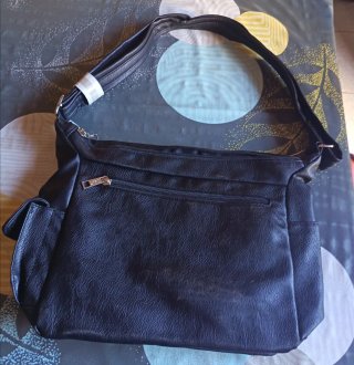 Borsa tracolla donna morbida nera
