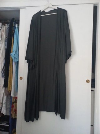 Caftán gris talla única