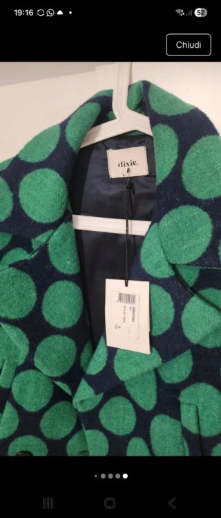 Cappotto corto Dixie pois