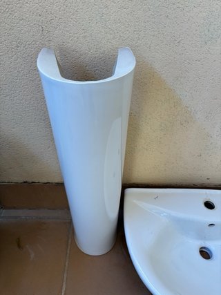 Lavabo de porcelana 2 piezas