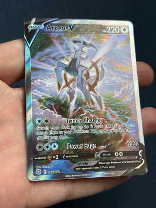 Lote Cartas Pokémon Arceus V y Charizard VMAX