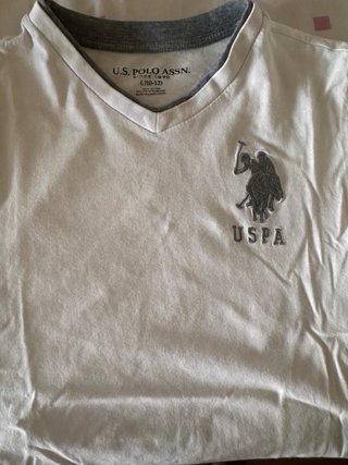 Camiseta U.S. Polo Assn. Talla xs blanca.