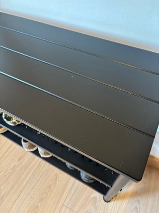 Zapatero Ikea Pinnig Negro Metal