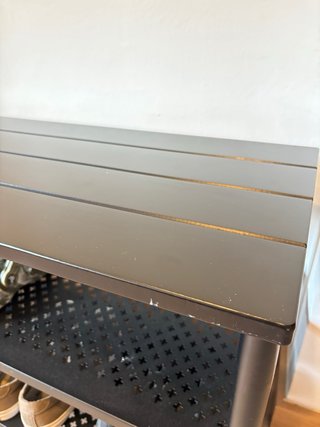 Zapatero Ikea Pinnig Negro Metal